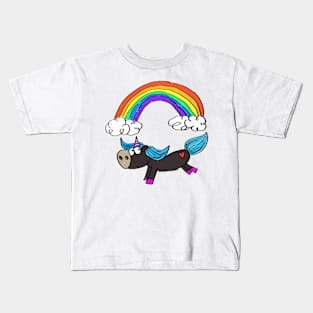 Rainbow horse Kids T-Shirt